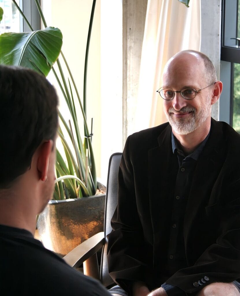 Andrew Golla coaching a client